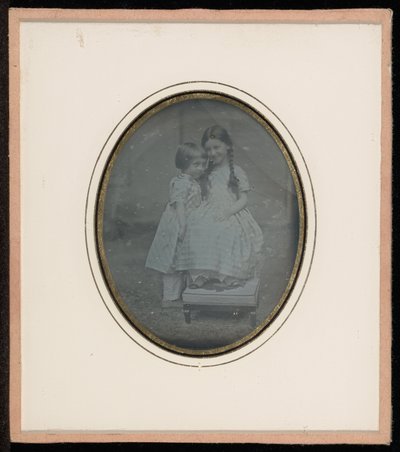 Portrait of Two of the Daughters of Sophie Eynard-Eynard by Jean Gabriel Eynard